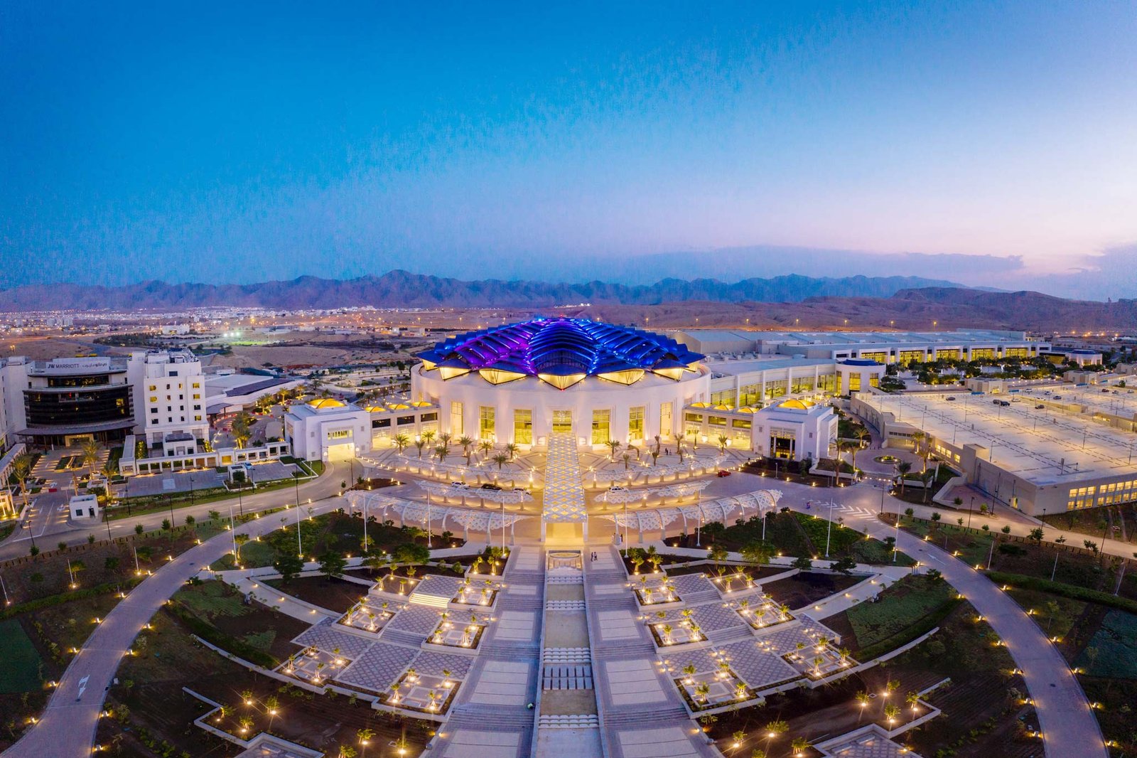 Modern infrastructure supporting Oman Vision 2040